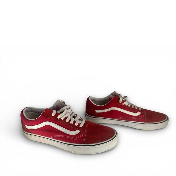 VANS Other - NEW VANS men's lace-up sneaker in red and white